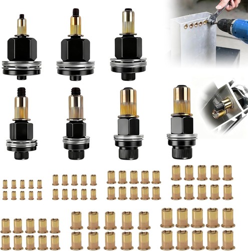 Nietmuttern set stück - nietmuttern, 7