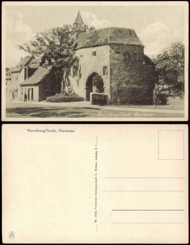 Ansichtskarte naumburg - naumburg, (saale)