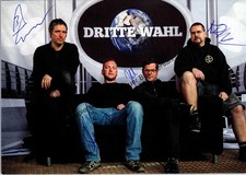 Original Autogramm Dritte Wahl