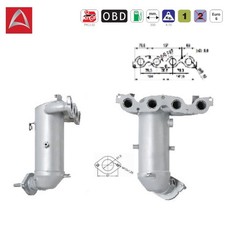 Katalysator Abgasanlage für KIA Picanto Rio III 1.2 1.25 (1248 ccm)