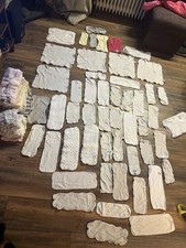 46 Stück Stoff Windel Einlagen Baumwolle Hanf Milovia Little Clouds Thirsties