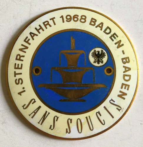 Plakette sternfahrt - plakette, 1.