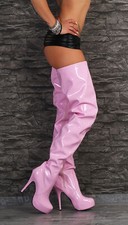 Crotch overknee high heels - overknee,
