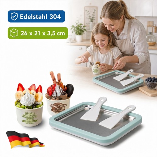 Thai eisrollen maker - eisrollen, edelstahl