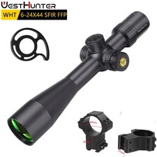 WestHunter WHT 6-24X44 SFIR FFP Optics Zielfernrohr Leuchtabsehen Erstes Brenneb