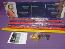 HUDORA 64002 Turnreck Fabian  Doppel, Fitnessgerät grau Outdoor-Fitnessstange