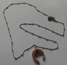 Elegante Purelei Halskette silberfarben, mit schönem Anhänger bis 54 cm