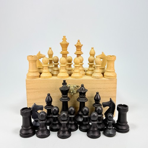 Schachfiguren teilig holz - teilig,