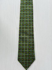 E. Marinella Napoli Krawatte Seide Grün ORIGINAL SELTEN VINTAGE 100% Seide