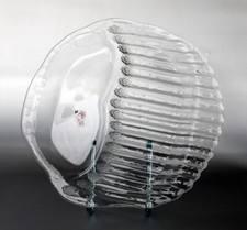 WMF Glas Galerie, Spargelplatte, Kristallglas, Spargelmotiv, L. ~ 34cm, ~ 1,3kg