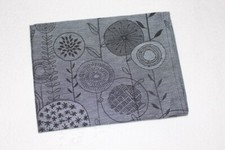 Gläsertuch "Flowers" silber