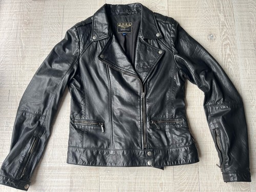 Stradivarius echtlederjacke - stradivarius,