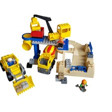 LEGO Duplo 5653 Steinbruch Baustelle Set Fahrzeuge gebraucht ohne OVP/Anleitung