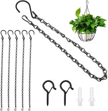 6 Stück Blumenampel Ketten