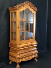 Biedermeier Vitrine STILMÖBEL Barock Schrank Gründerzeit Jugendstil ASIA