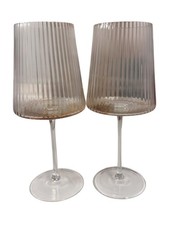 2er Set Glasvasen Transparent