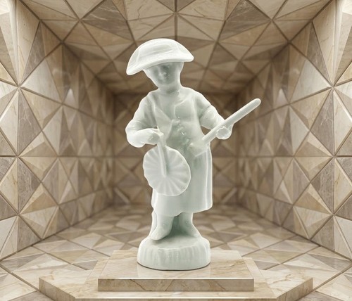 Porzellanfigur junge mit - porzellanfigur„junge,