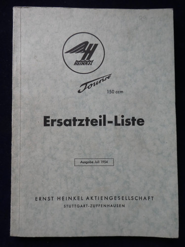 Original heinkel tourist 103 - heinkel,