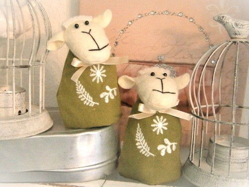 2er set eierwärmer - set, schaf