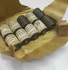 Nähgarn Zwirn Leinen Feldgrau Wehrmacht 25/3 Knöpfe WH Heer Uniform Gruschwitz