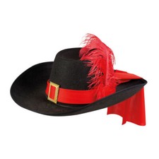 Hut ,Musketier,schwarz