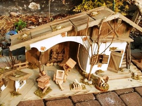 Haus 80cm holzhaus 30cm - x, +