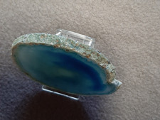 Achat  Mineral blauer Achat