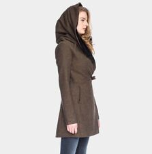 Damen Wollmantel Cynthia – Eleganter Mantel mit weichem Futter, Größe XS