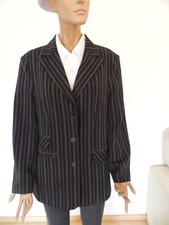 **Damenjacke, Blazer, Vintageblazer Gr. 44 -Steve Ketell- schwarz gestreift,TOP-