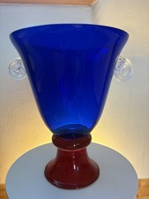 Große Glasvase/ Pokal (im