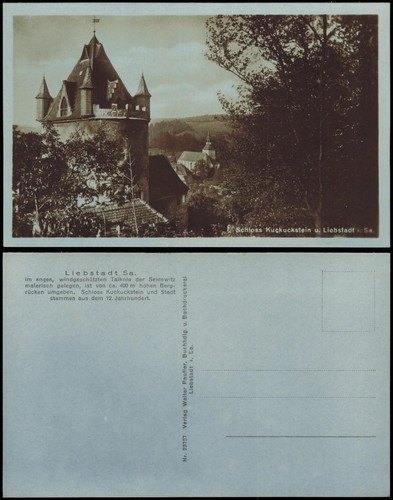 Ansichtskarte liebstadt - ansichtskarte,