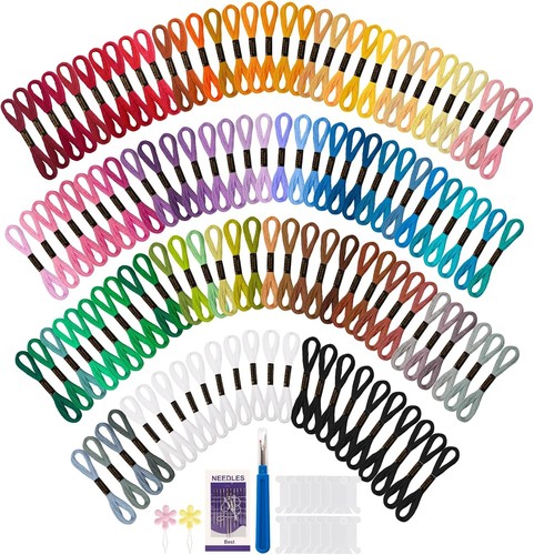 120 stück stickgarn set 6 - 120,