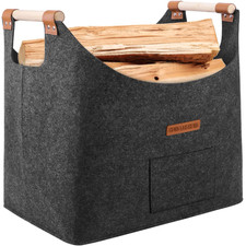 Holzkorb Filz Kaminholzkorb