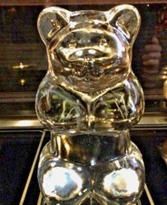 Großes Gummibärchen  Glas klar, 16cm, 1,27 Kg !  Briefbeschwerer, Glasdeko.