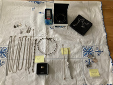 Konvolut Schmuck Echtsilber