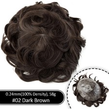 Herren Männer 100% Echthaar