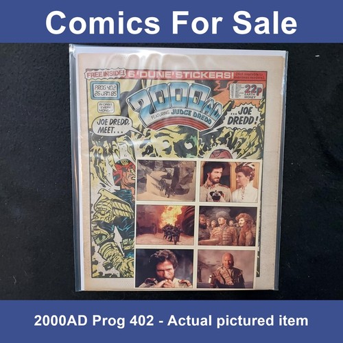 2000ad 402 comic - 2000ad, #402