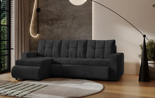 Ecksofa graphit form - ecksofa, l-form
