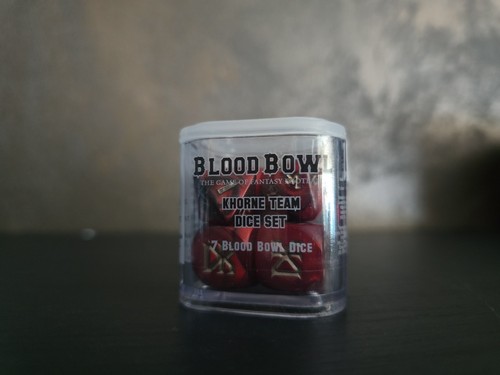 Blood bowl khorne team - team, würfel