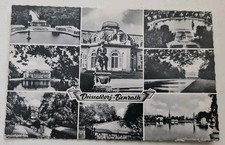 ältere Mehrbild-Postkarte Düsseldorf-Benrath, Schloß, 1970