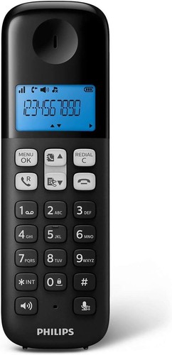 Philips telefono d1611 schwarz - telefono,