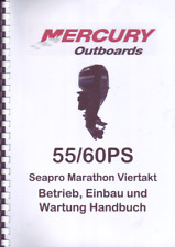 mercury außenborder 55PS/60 PS 4-Takt Seapro Handbuch