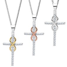 Halskette mit Kreuz echt 925