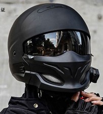 Graues full face motorradhelm - graues, full-face-motorradhelm