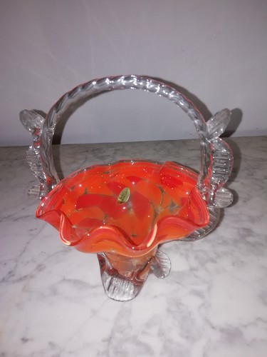 Glas schale korb - korb, mit