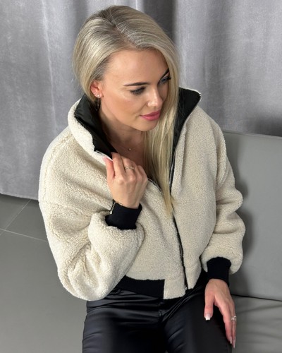 Beige schwarze wendbare - schwarze,