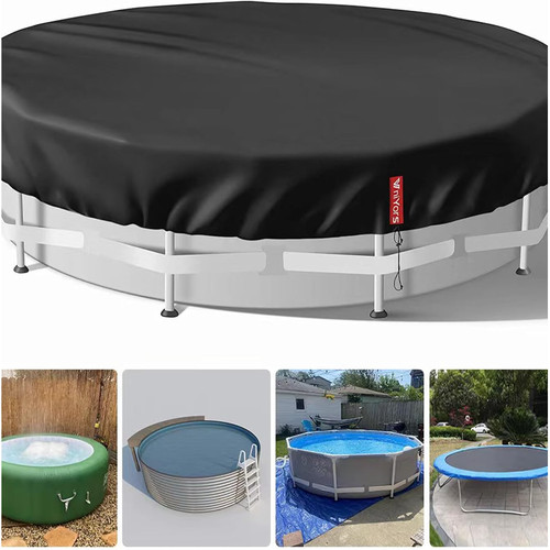 Poolabdeckung rund 366cm - , 420d