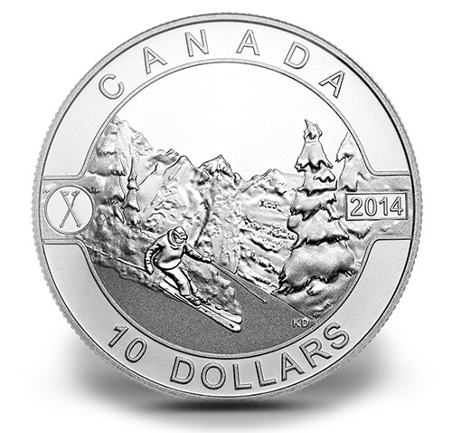 Kanada 2014 skiing - skiing, silber