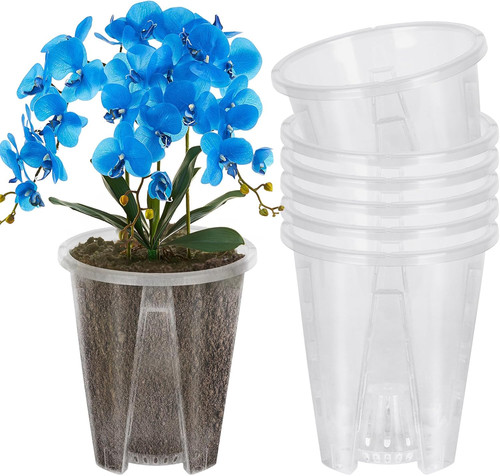 6pcs orchideentöpfe 14cm - 6pcs, orchideentöpfe,