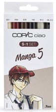 6 COPIC Marker ciao, 5+1 Set